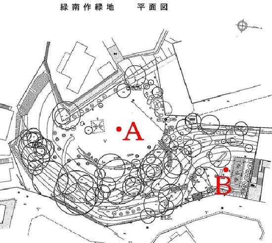 緑南作緑地測定地点