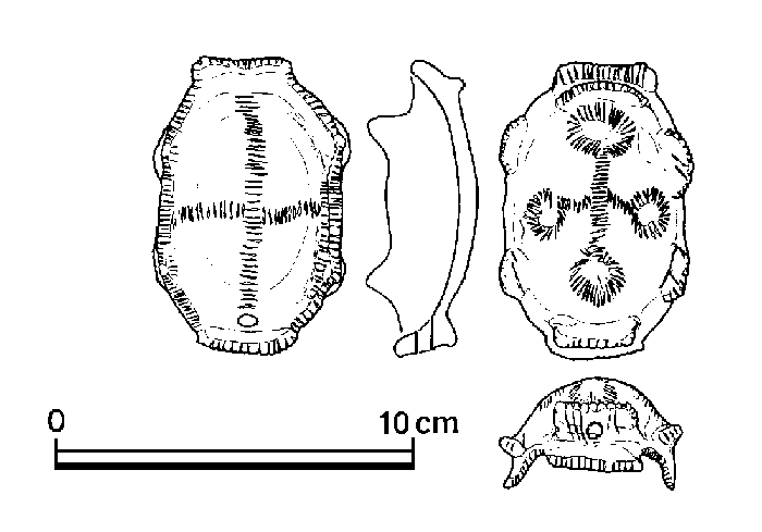 亀形土製品実測図