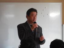 高野山自治会平成28年新春役員会で挨拶2