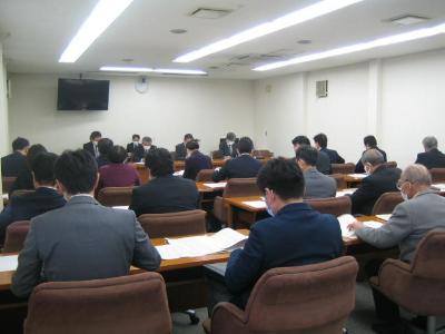 令和3年度予算に関する懇談会の写真