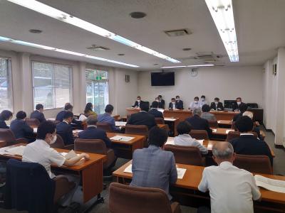 令和3年第2回定例会に関する懇談会の写真